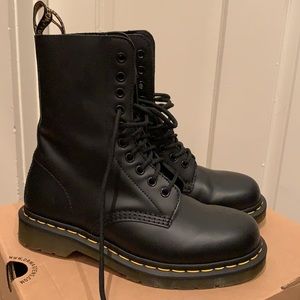 Black Leather Doc Martens!
